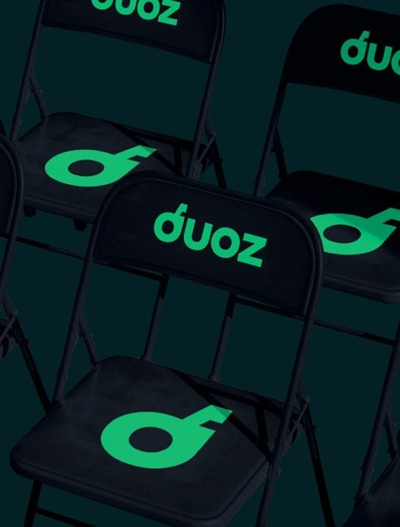 Duoz's branding materials