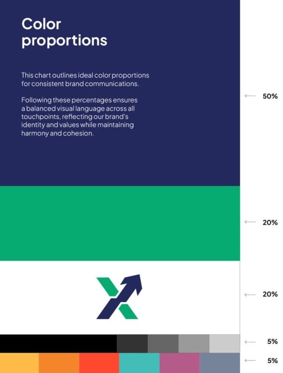 Exactera's branding materials