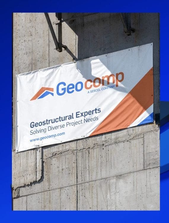 Geocomp's branding materials