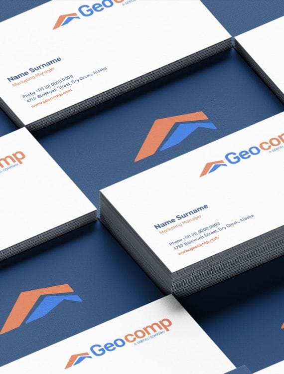 Geocomp's branding materials
