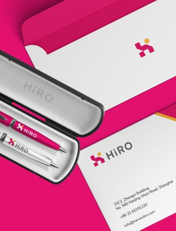 HiRO's branding mateirals