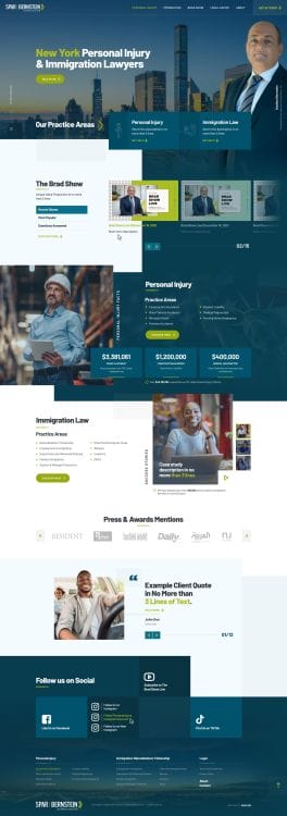 LawSB's website design