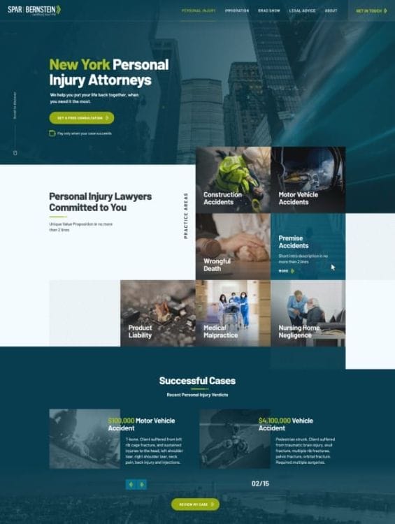 LawSB's website design