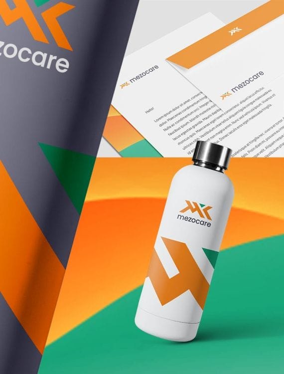 Mezocare's branding materials