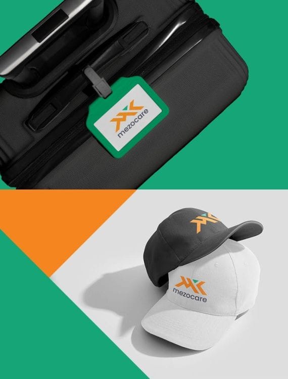 Mezocare's branding materials