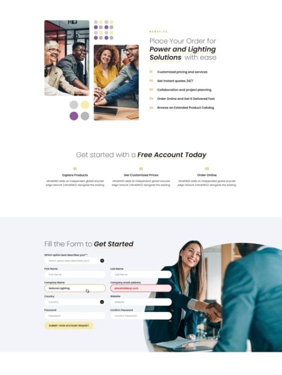 MOD's website design