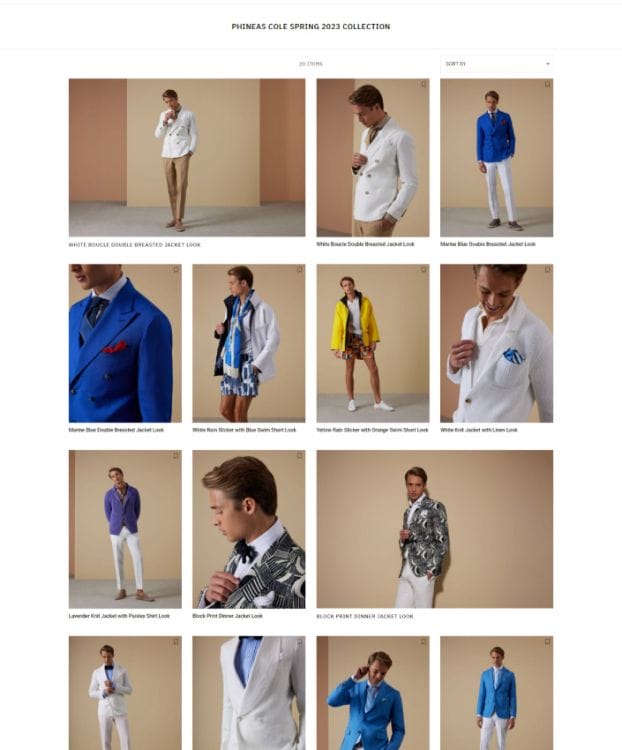 Paul Stuart's website design