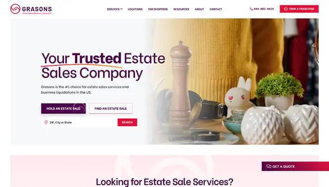 real estate page