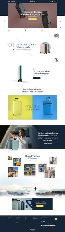 Rollink's website design