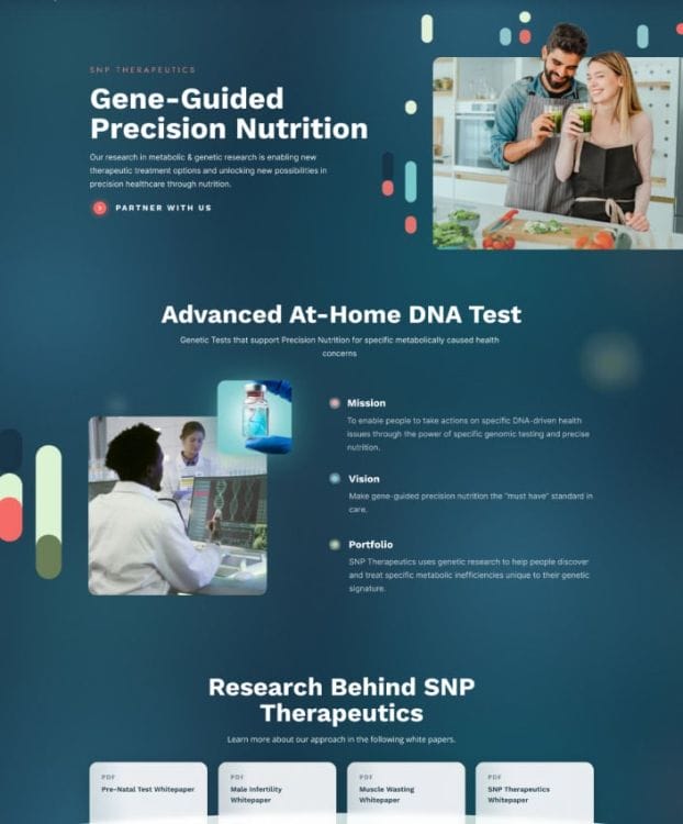 SNP Therapeutics' branding materials