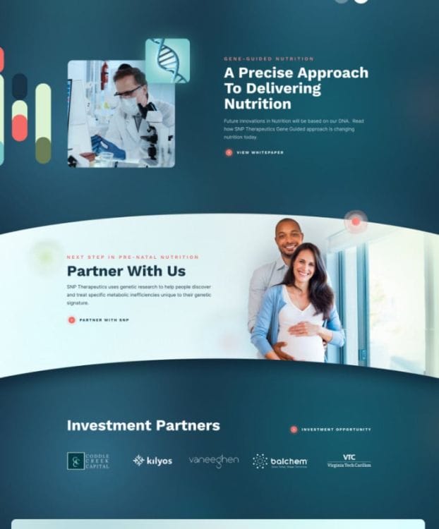 SNP Therapeutics' branding materials