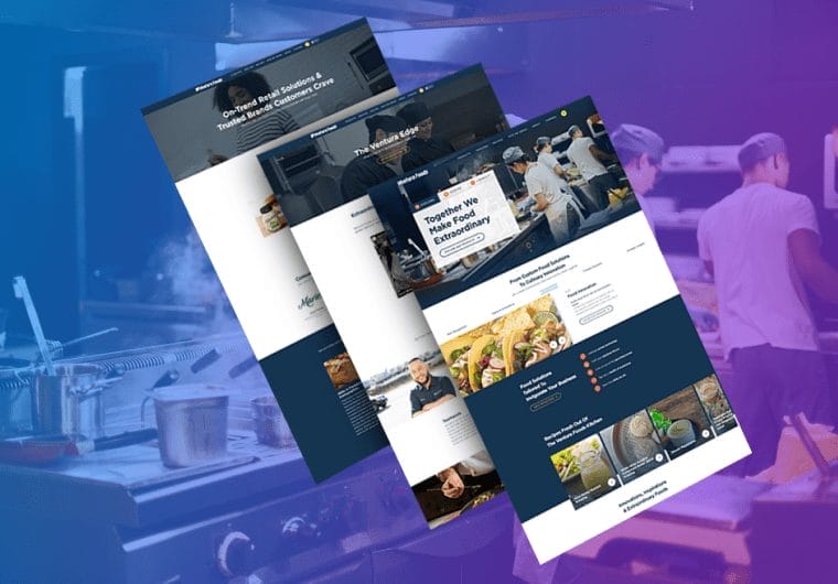 ventura foods homepage portfolio