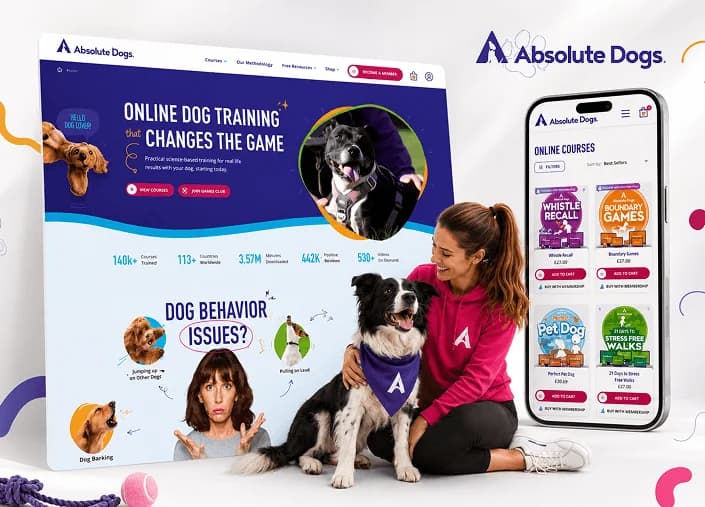 Absolute Dogs portfolio image optimized