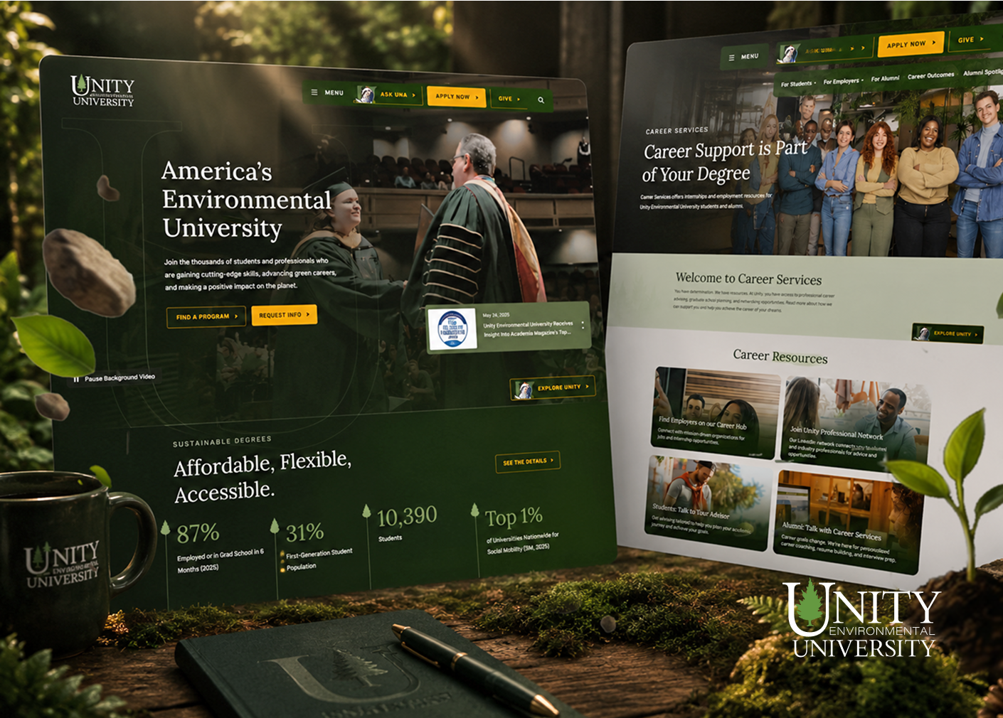 Unity Environmental University portfolio